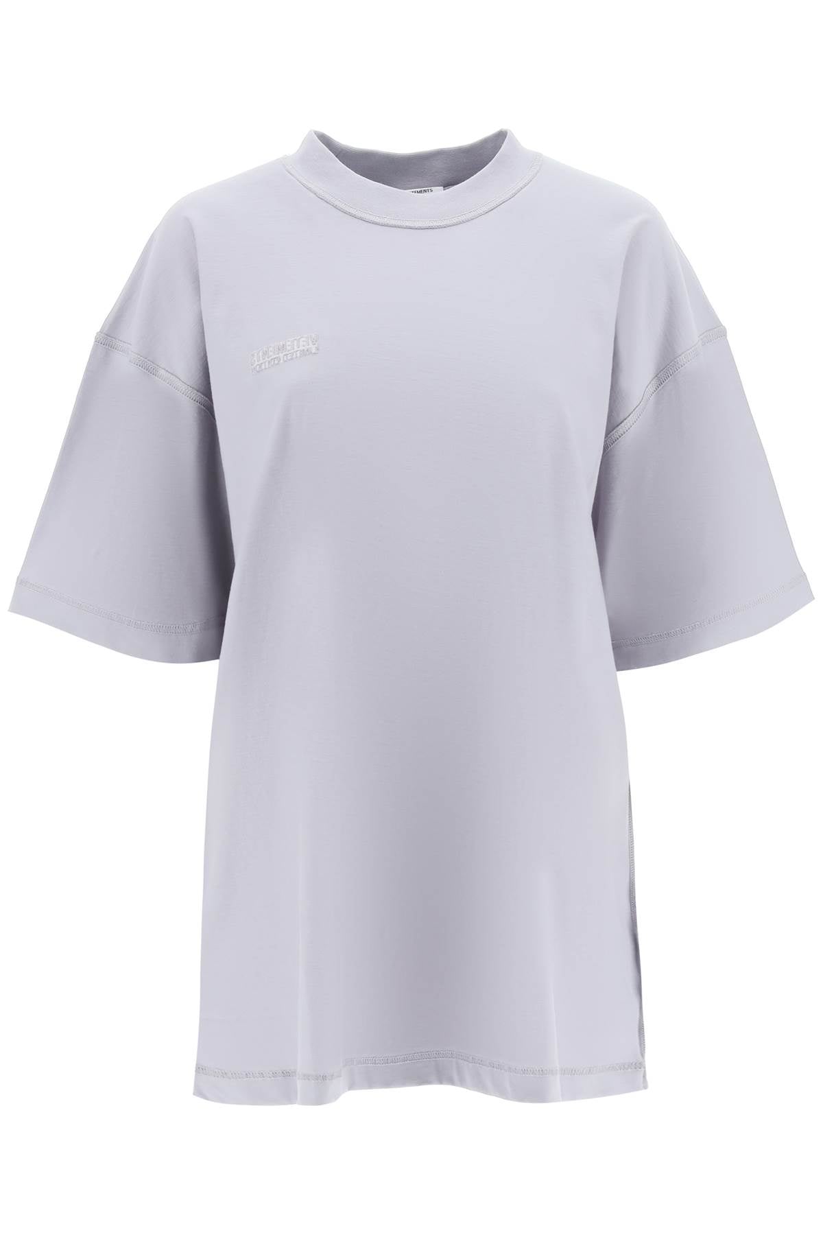 Vetements Oversized Organic Cotton T Shirt   Purple