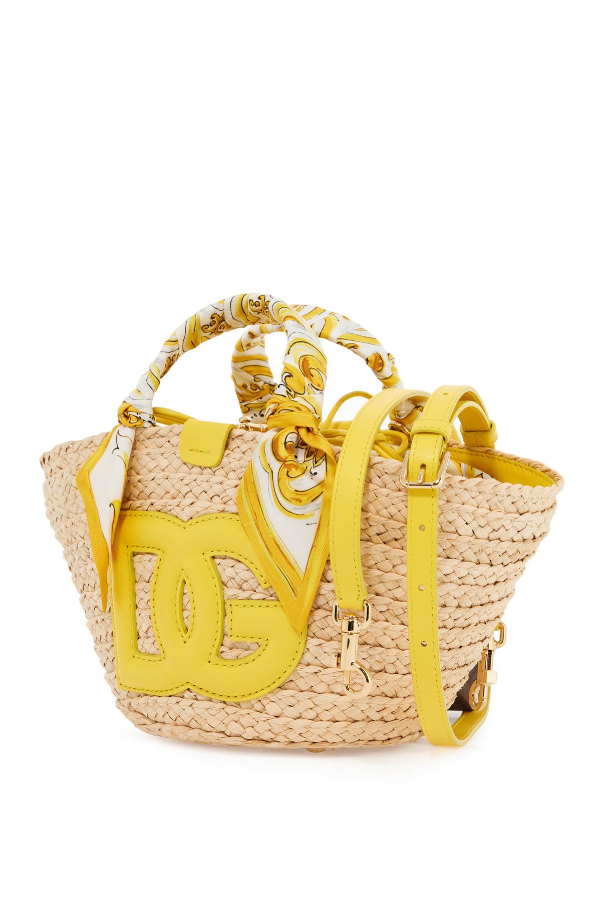 Dolce & Gabbana Small Kendra Tote Bag   Yellow