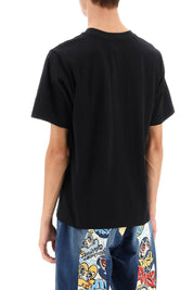 Evisu Seagull Print T Shirt   Black