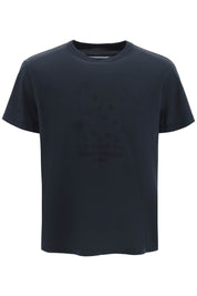 Maison Margiela Embroidered Logo T Shirt   Grey