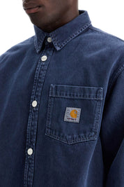 Carhartt Wip Denim George Overshirt   Blue