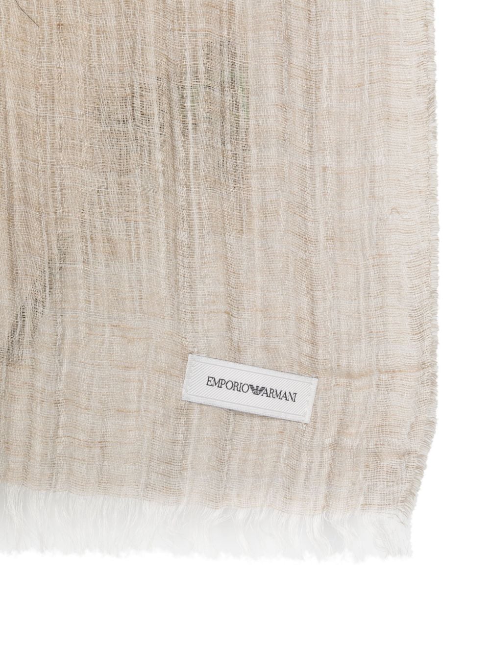 Emporio Armani Scarfs Beige