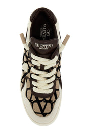 Valentino Garavani One Stud Xl Low Top Sneakers   Brown