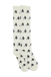 The Attico Logo Short Sports Socks   Beige