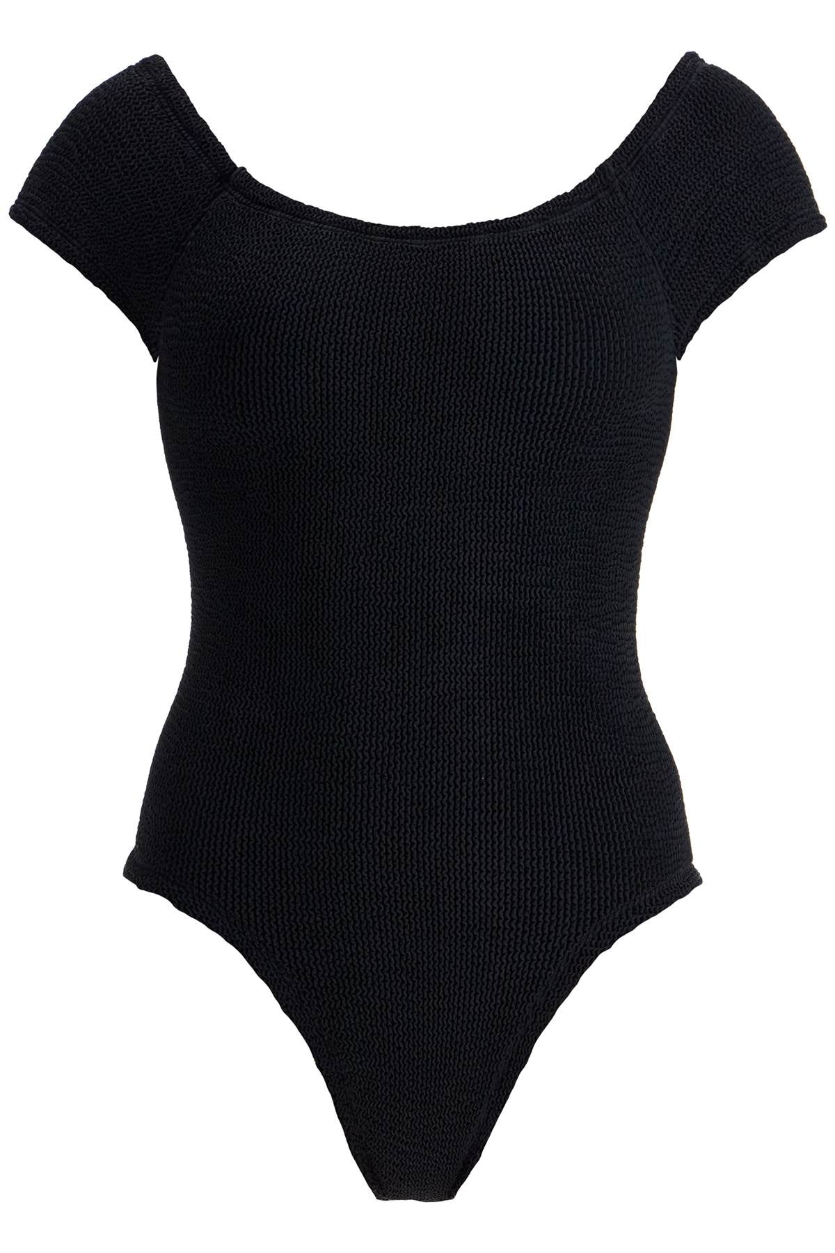 Hunza G. Grace One Piece Swimsuit   Black