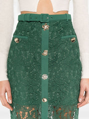 Self Portrait Skirts Green