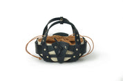 Beetle Geometric Leather Bag Small