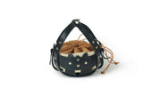 Beetle Geometric Leather Bag Small