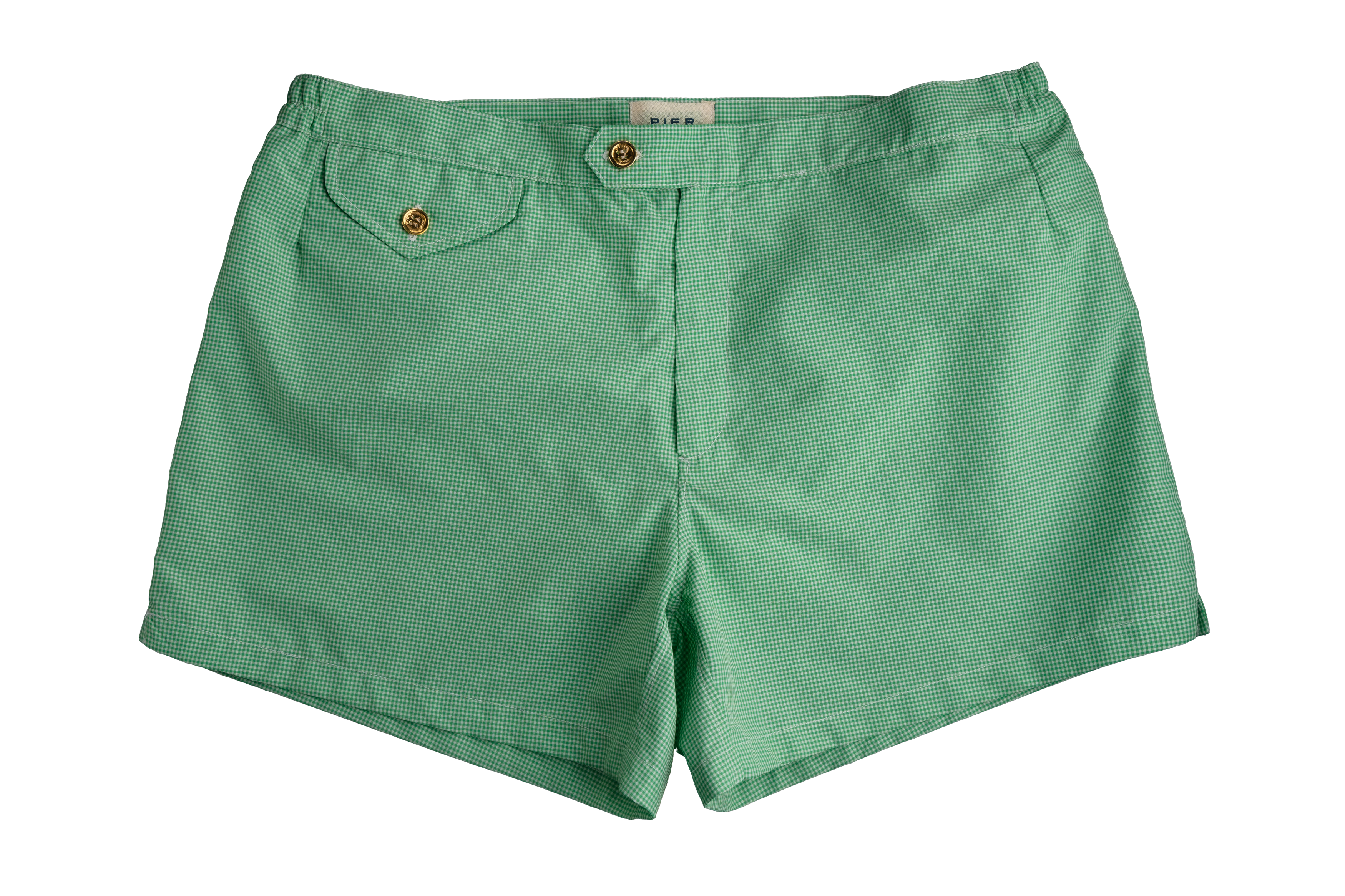 Marcello Vichy Swim Trunks by Pier Sicilia