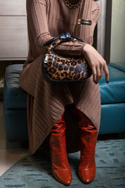 Roberta Gandolfi Pony Chic Calfskin Crossbody Bag