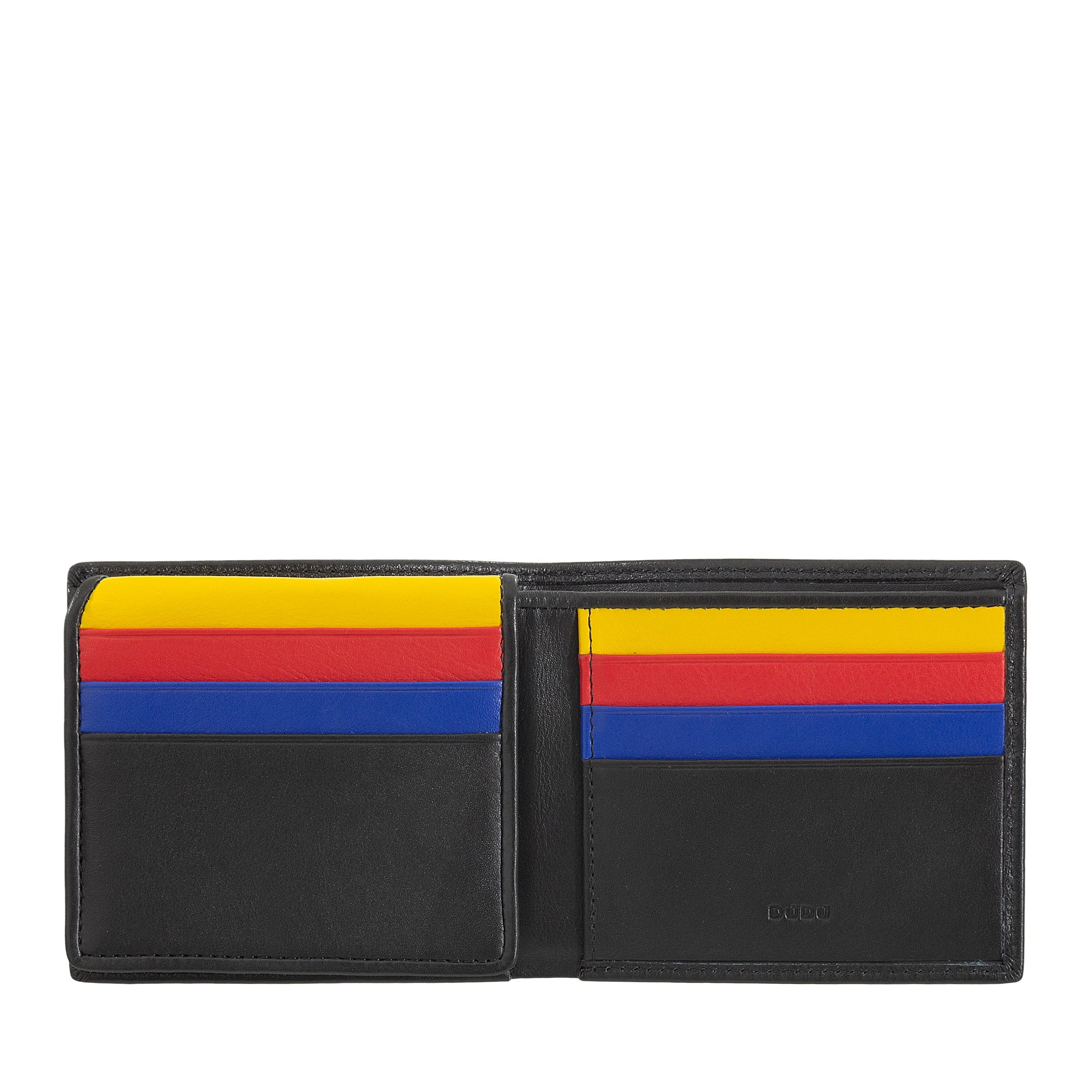 DuDu庐 Multicolor Calfskin Wallet