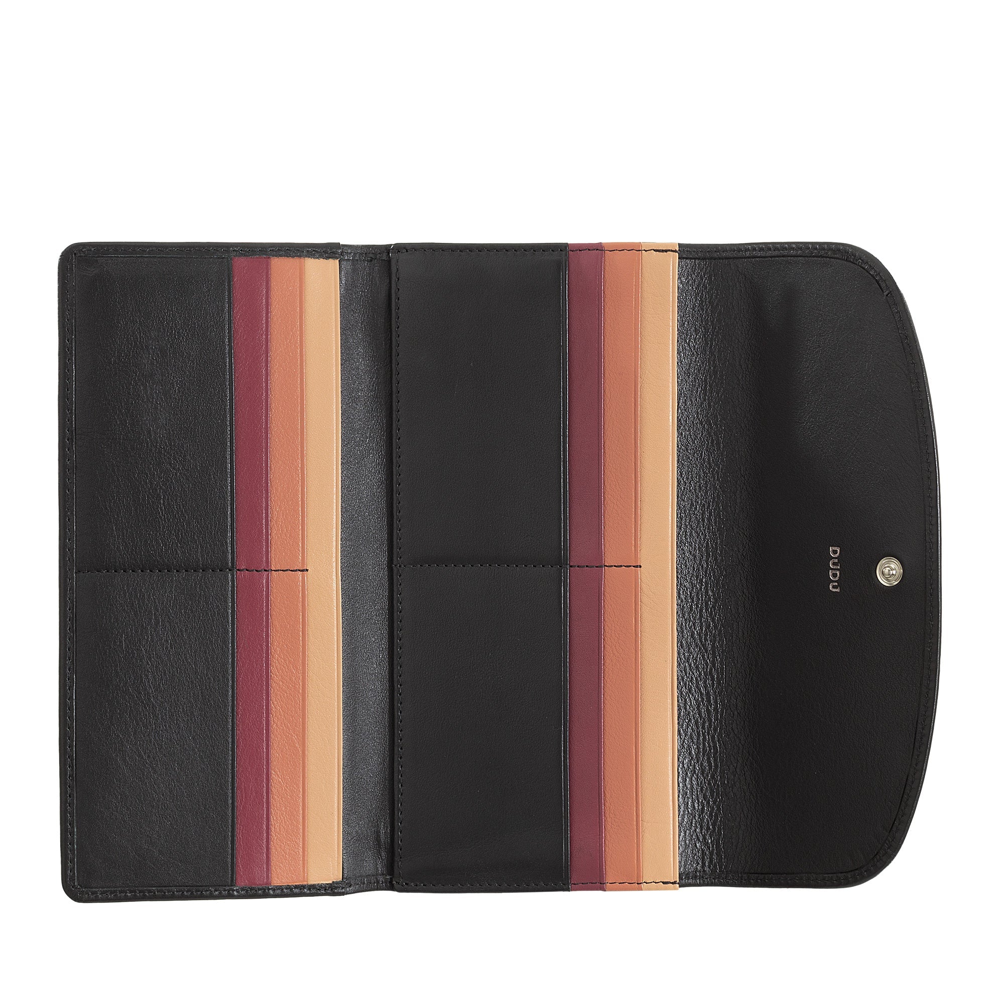 DuDu庐 Antibes Multicolor Calfskin Wallet