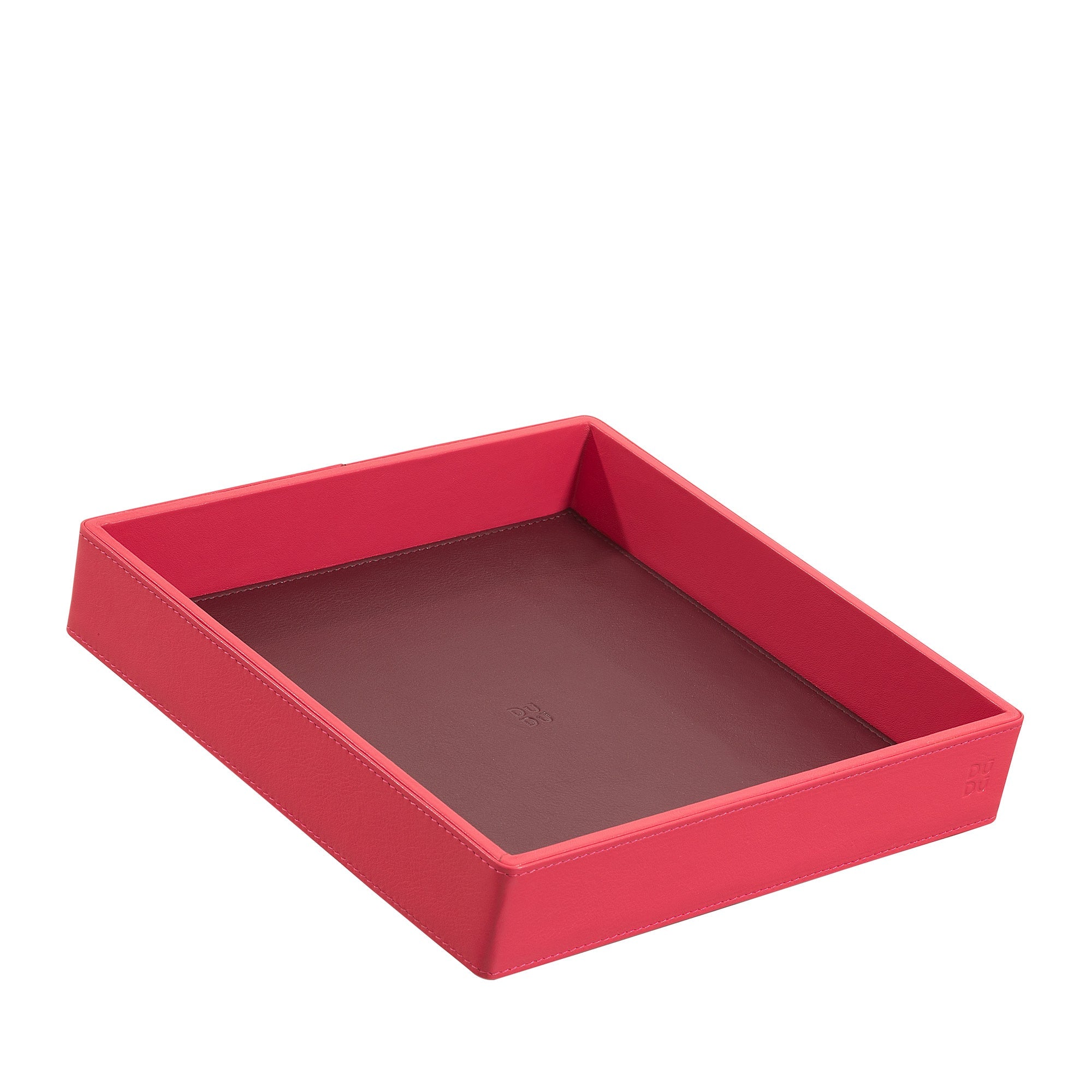 DuDu Multicolor Leather Valet Tray