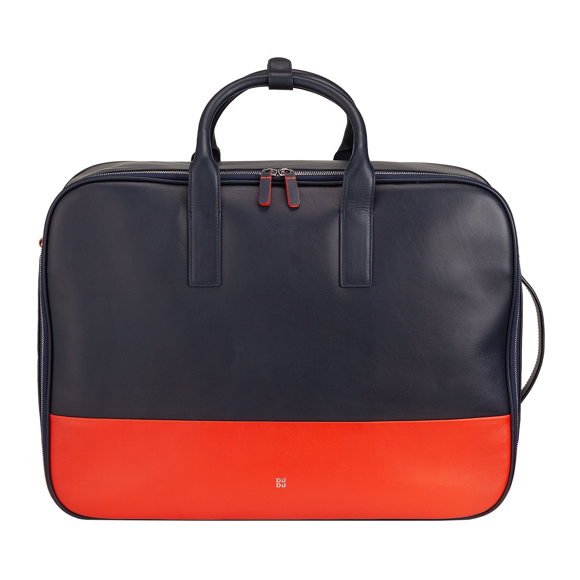 DuDu庐 Amsterdam Navy Calfskin Duffle Bag