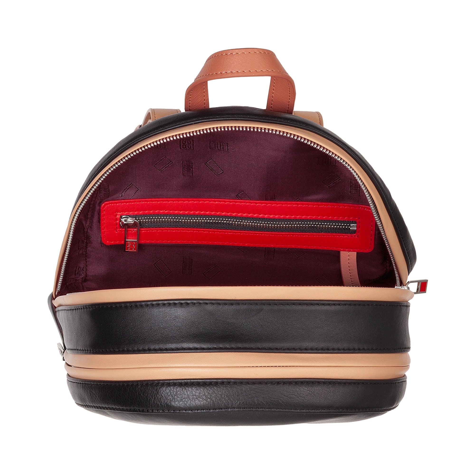DuDu庐 Favignana Multicolor Leather Backpack - Fuchsia